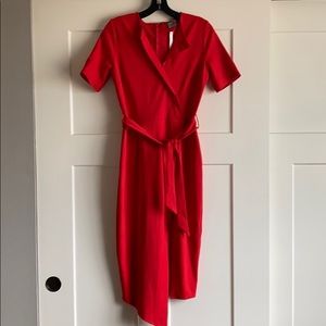 Red ASOS Retro Dress